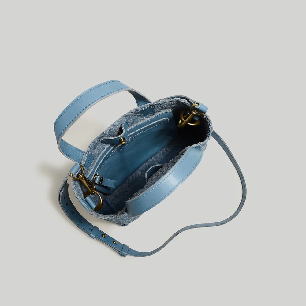 The Small Transport Crossbody: Woven Leather Edition - Picture 2 of 3